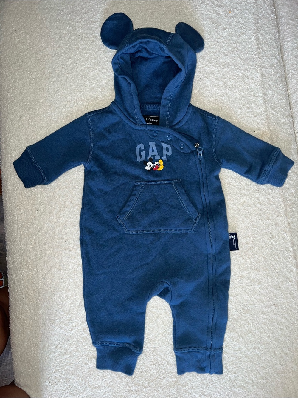 GAP Baby Blue Mickey Hoodie One-Piece